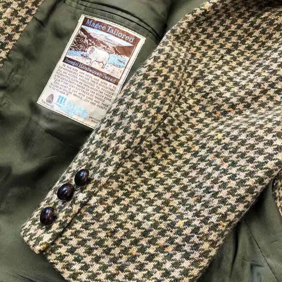 Vintage Donegal Tweed Wool Sports Coat - Picture 6 of 9